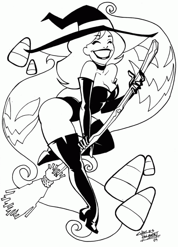 Czarodziejki i czarownice kolorowanki